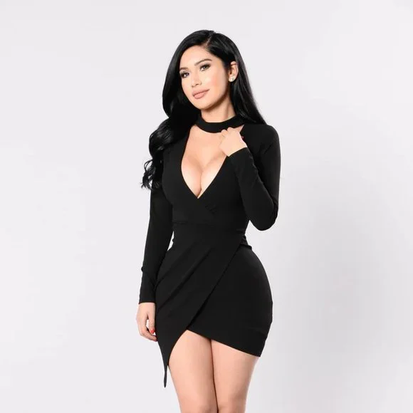 my black mini dress Ignite My Fire Mini Dress Black